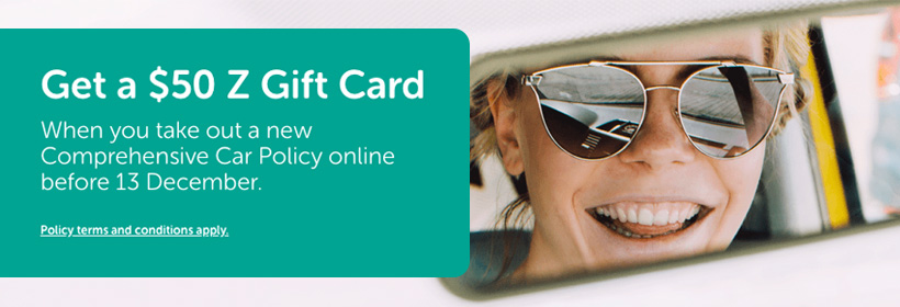 Get a $50 Gift Card when you take out this AMI Car Insurance Policy